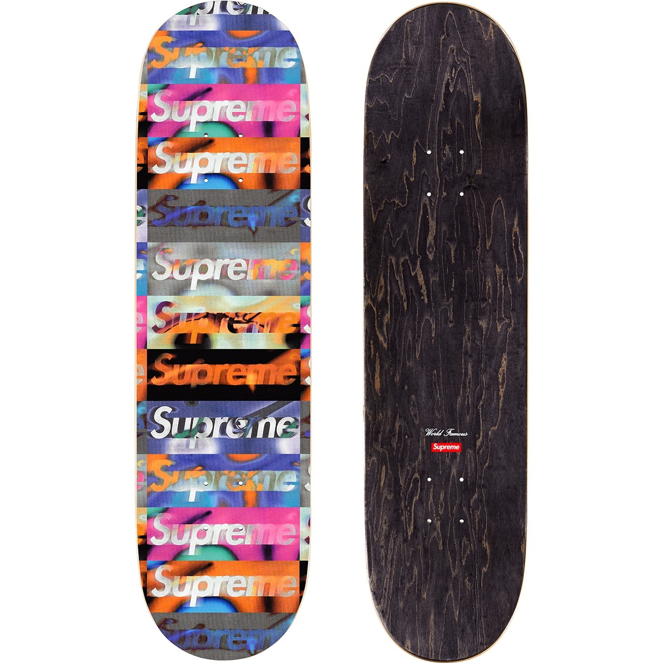Distorted Logo Skateboard view 3